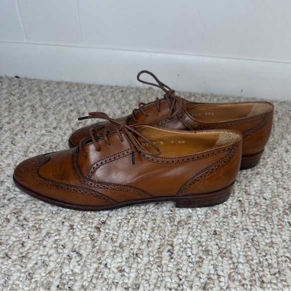 Ralph Lauren Oxford Shoes with Brogue Detailing size 7AA - Picture 4 of 7